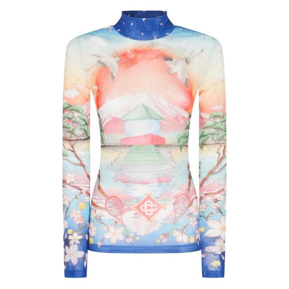 CASABLANCA Sweaters - Casablanca Women Long-Sleeved Top With Graphic Print